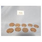 Washington Centennial Quarters x 9