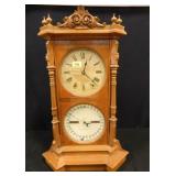 Antique Seth Thomas Parlor Calendar Clock