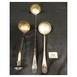 Ladles-2 Shell Pattern; 1 Pineapple Fountain