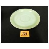 FireKing Jadeite Saucer; 6" diam.; Stains