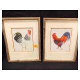 J Floren Rooster Art - "The Don" , "Dandy"