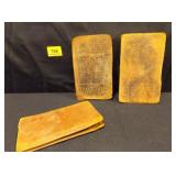Vintage Pocket Letter Holders x 2, Billfold