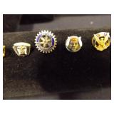 Organization Lapel Pins x 9