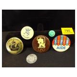 Pins and Tokens x 6