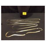 Silver Necklaces x 4
