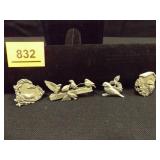 Bird Pins x 4