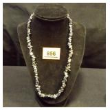 Platinum "Rock" Type Necklace