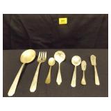 Silver-plate Silverware x 7