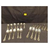 Stainless Steel Silverware x 22