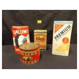 Advertising Tins x 4