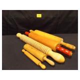 Wooden Rolling Pins x 5