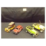 Metal and Plastic Vehicles x 4