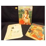 Coloring Books, Paper Dolls x 3