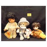 Native American & Pilgrim Precious Moments Dolls