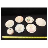 Mini-Plates and Holder x 6 Precious Moments