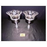 Cambridge Rose Point Tall Sherbet (2)