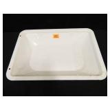 Porcelain Enamel Pan; 2¾" x 12" x 17"