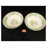 Currier & Ives Oxbow Yoke & Plow Serving Bowls