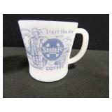 Santa Fe Coffee Mugs; (6); GlasBake; 3¼" h.