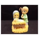 Mary, Joseph, Jesus Precious Moment Figurine