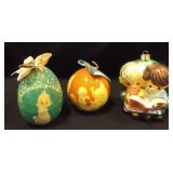 Christmas Ornaments Precious Moments x 3