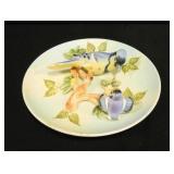 Blue Jay Plate; Made in Japan; 8" diam.
