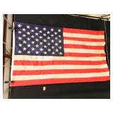 American Flag USA; Cloth; 50 Stars; 32" x 56"
