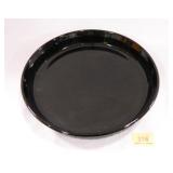 Corningware Black Glass Dish; F-3-B