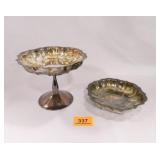 Chippendale Silver plated Dishes (2)