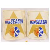 Champlin TranSeason Motor Oil Plastic Signs (2)
