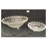 American Fostoria Footed Bowls - two