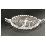 American Fostoria Divided Gondola Dish