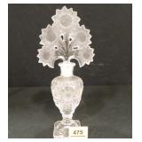 Imperial Glass Sunflower Perfume Bottle & Stopper