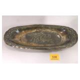 Bread Tray; 5½" x 13"; Possibly Silver plate