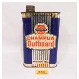 Champlin Outboard Motor Oil Can; 7¾" h.