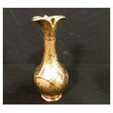 Gold Tone Vase