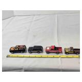 4 Die-cast metal vehicles