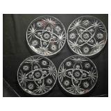 4 Anchor Hocking 10" Snack Tray