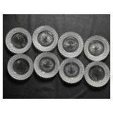 8 Anchor Hocking Miss America Coasters