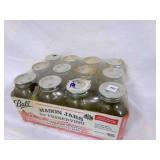 12 Regular Mouth Quart Mason Ball Canning Jars