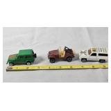 3 DIe-cast metal vehicles, Jeeps & SUV