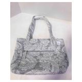 Vera Bradley Cloud gray paisley tote 12x16" in pkg