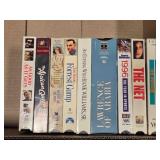 9 VHS Tapes; Forrest Gump, Lawrence of Arabia