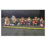 6 Safari Limited & Papo Pirate figurines