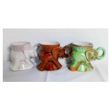 Frankoma Republican GOP Political elephant mugs