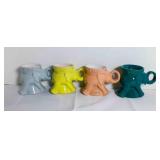 Frankoma Republican GOP Political elephant mugs