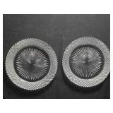 2 Anchor Hocking Miss America Serving Platters