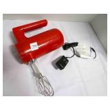 Red KitchenAid Hand Held Mixer