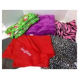 6 Fleece used Throws