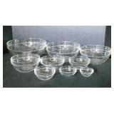 Stackable Arcoroc tempered glass Bowls